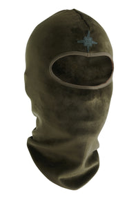 Velour Balaclava Dark Green