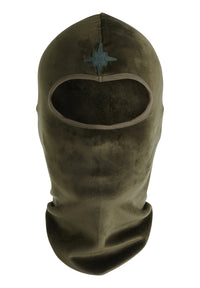 Velour Balaclava Dark Green