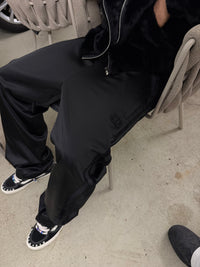 Satin Joggers Black