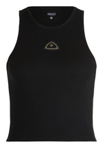 Triangle Crop Top Black