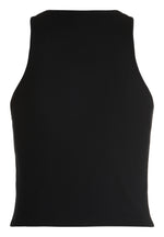 Triangle Crop Top Black