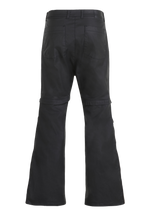 *FLARED WAX DENIM