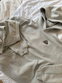 Heavy distressed Hoodie Melange