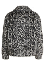 PIMP Fur Jacket grey leopard