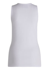Triangle Tank Top White Women