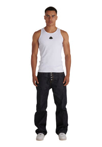 Triangle Tank Top White Men