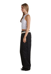 Triangle Crop Top White
