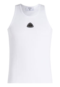 Triangle Tank Top White