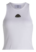 Triangle Crop Top White