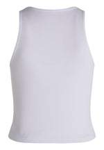 Triangle Crop Top White