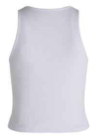 Triangle Crop Top White