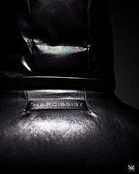 *LEATHER PUFFER JACKET